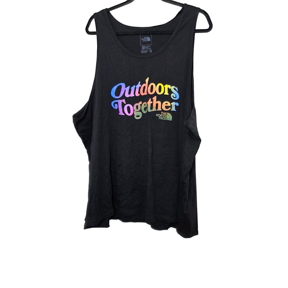 The North Face Men's XXL Outdoors Together Black Plus Size Tank Top